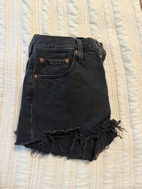 Levi’s 501 black shorts